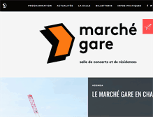 Tablet Screenshot of marchegare.fr